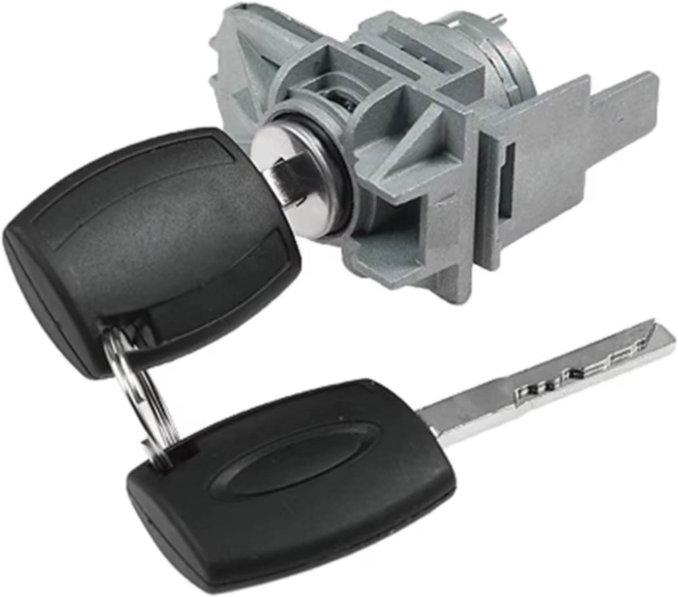 Door Latch Lock Actuator for Focus for C-Max for S-Max 1552849 Front Door Lock Cylinder 2 with Keys