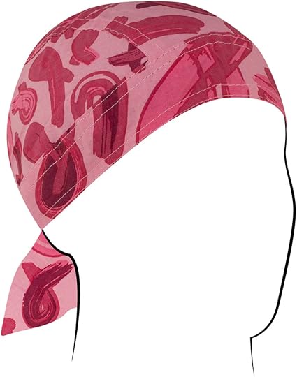 Rag Head Wrap Durag Biker Skull Cap 