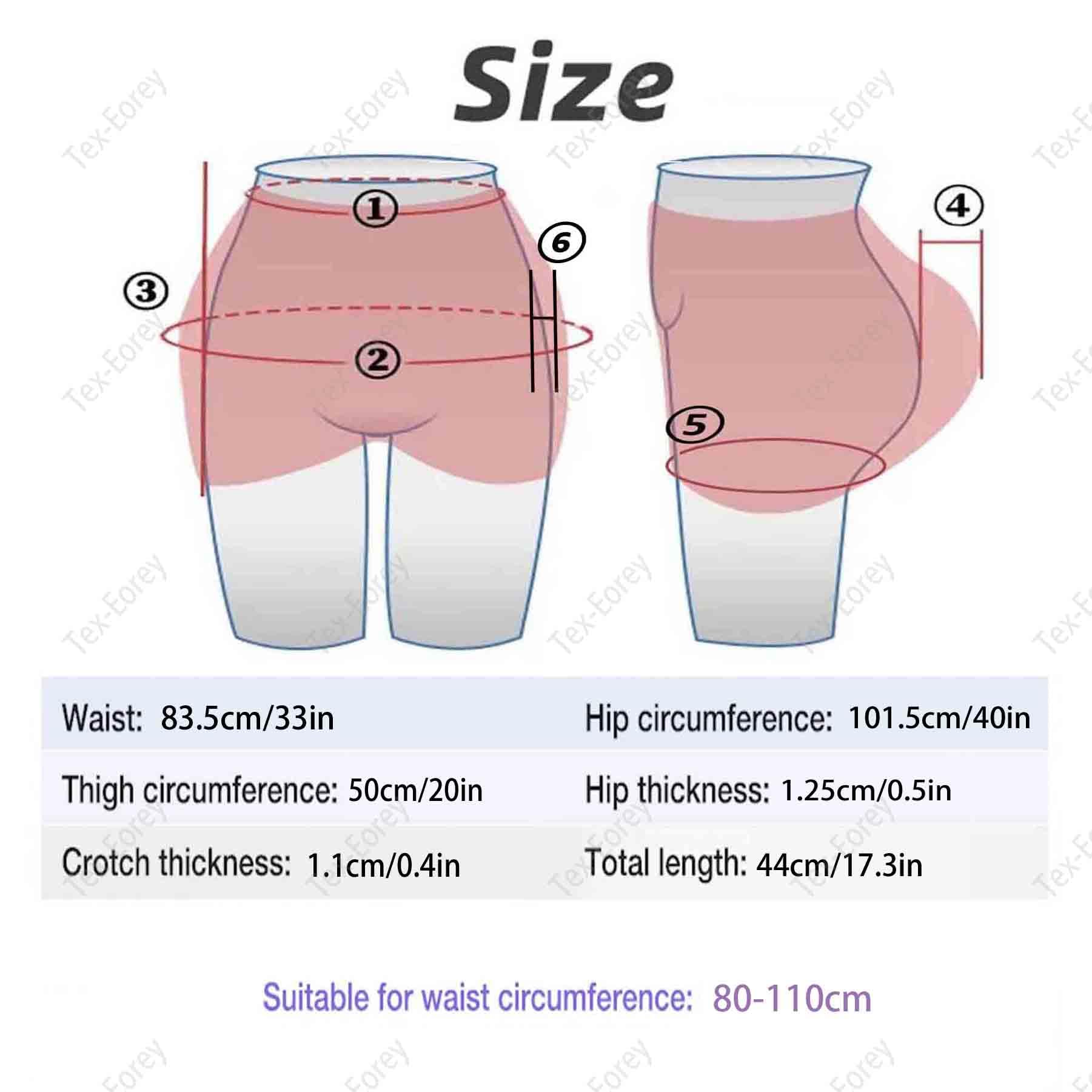 Bragas De Silicona para Gluteos Faja Reductora De Gluteos Fake Ass Hip Pads Lifting Ropa Interior para Mujeres Drag Queen Cosplay,Wheat,One Size