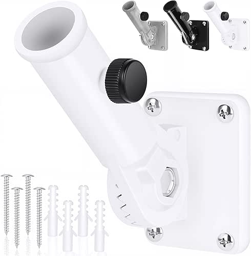 Flag Pole Holder, Outside House Flag Pole Bracket, Heavy Duty