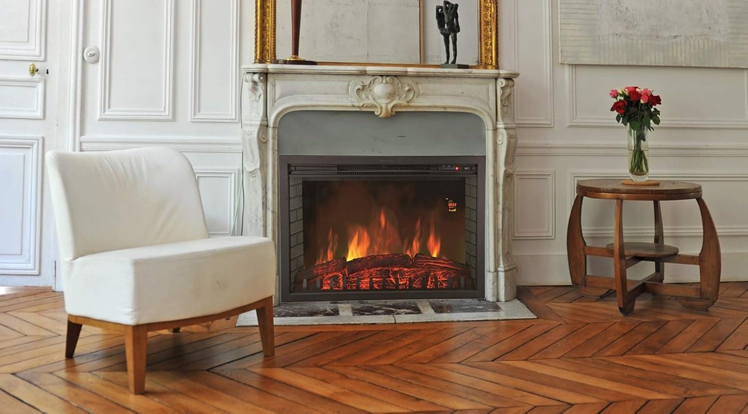 inserto per caminetto elettrico per caminetto esistente