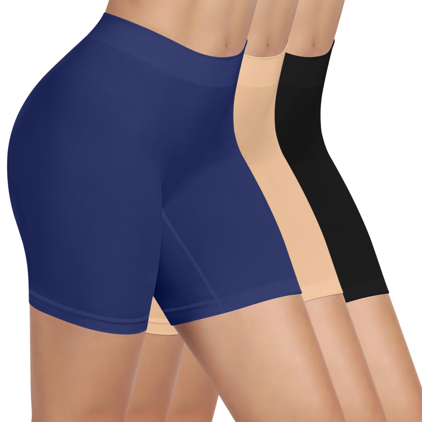 SIHOHAN Radlerhose Damen kurz Unterhosen mit Beinhohe Taille und Bequem | Boxershorts Damen Kurze Leggings Shorts Unterziehhose Hose unter Kleid Radler Unterwäsche