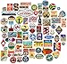 85x Pegatinas de Equipaje Parches de Maleta Etiquetas de Viaje Vintage vinilos de Estilo Vintage Retro