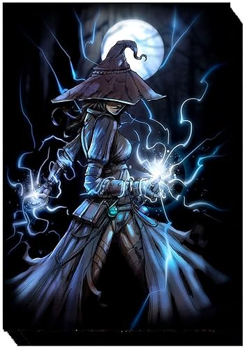 Yugioh - Funda protectora para tarjetas de Duelista, tamaño mini, diseño de niña maga, 50 unidades