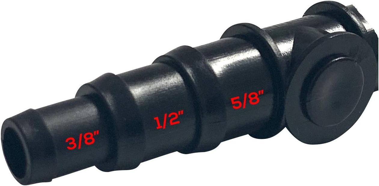 Thunder Parts Self Weighted Flexible Air Diffuser | Aeration for Ponds - Aquariums | Easy Installation - 3 Connection Sizes | Fine Bubbles with Low Back Pressure | Life by Air (36" inch)