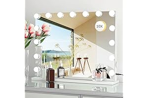 Luminous Vanity Mirror with Bulb Lights for Enhanced Makeup Precision