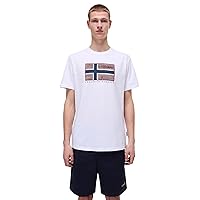 NAPAPIJRI Uomo T-Shirt a Maniche Corte Semiles Bianco M