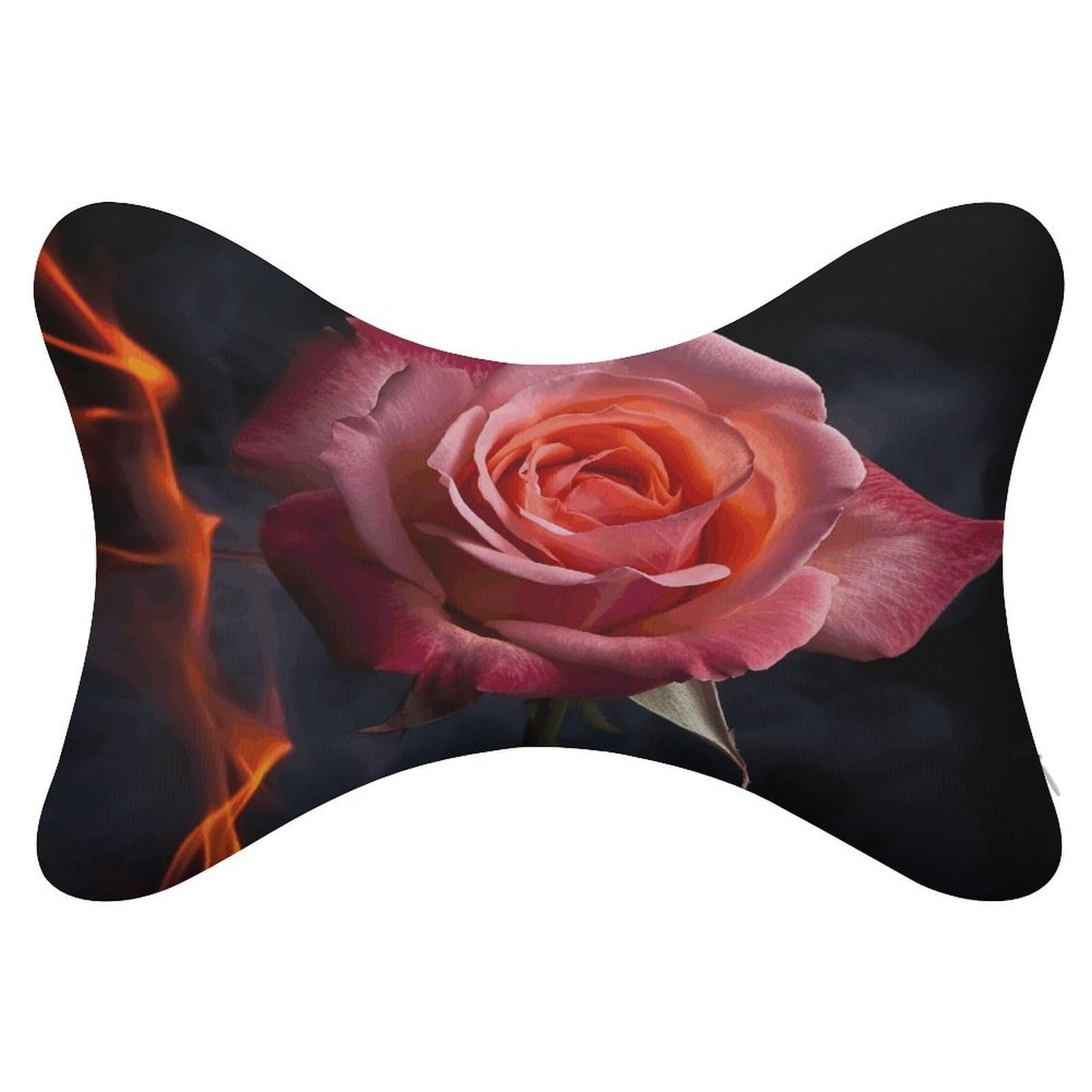 Khauerbc Style Rose4 Car Headrest Pillow - 2 Pack,Neck Pillow With Washable Removable Cover,Car Travel Pillow For Car Bus Truck Driving Comfort