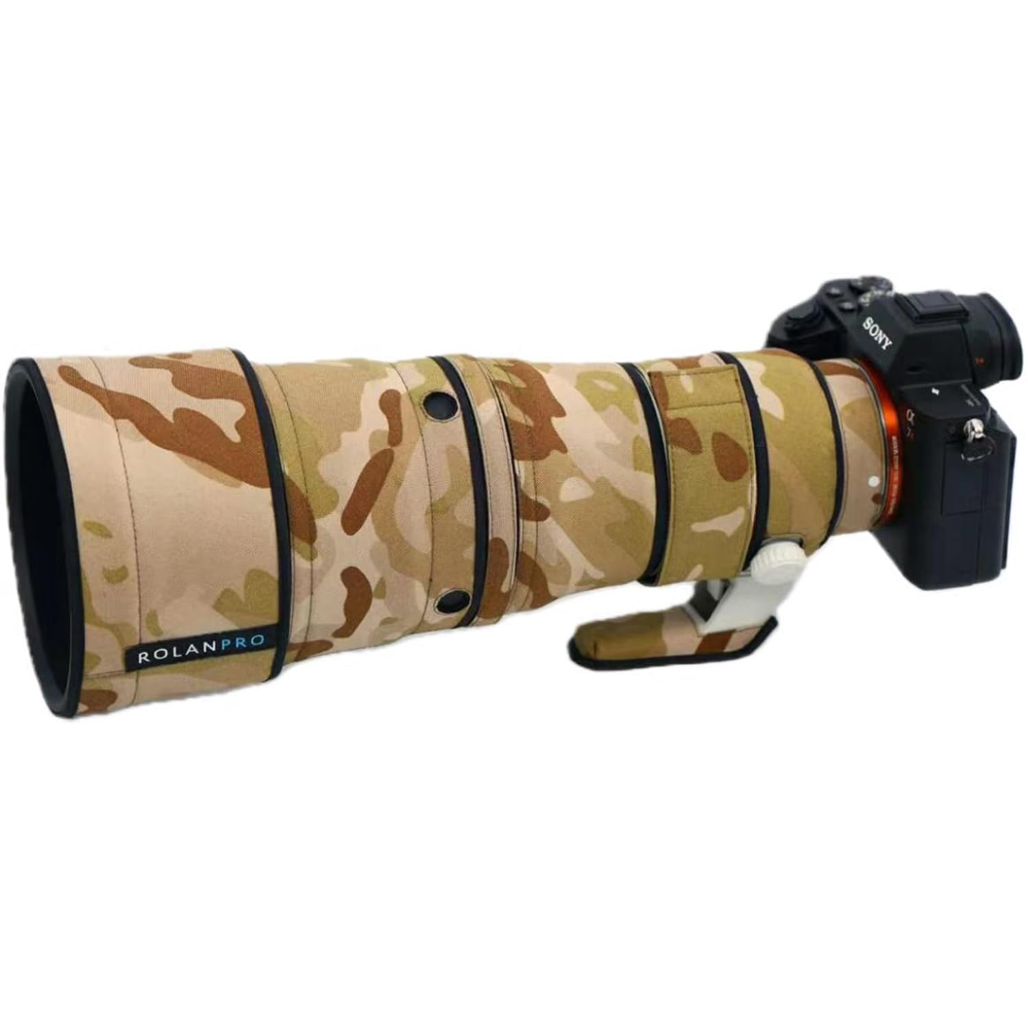 Rolanpro MultiCam ADIR - Cubierta de lente para Sony FE 600 mm F6.3 GM OSS, funda protectora para lente 600F6.3GM, fotografía de vida silvestre, observación de aves, fotografía al aire libre