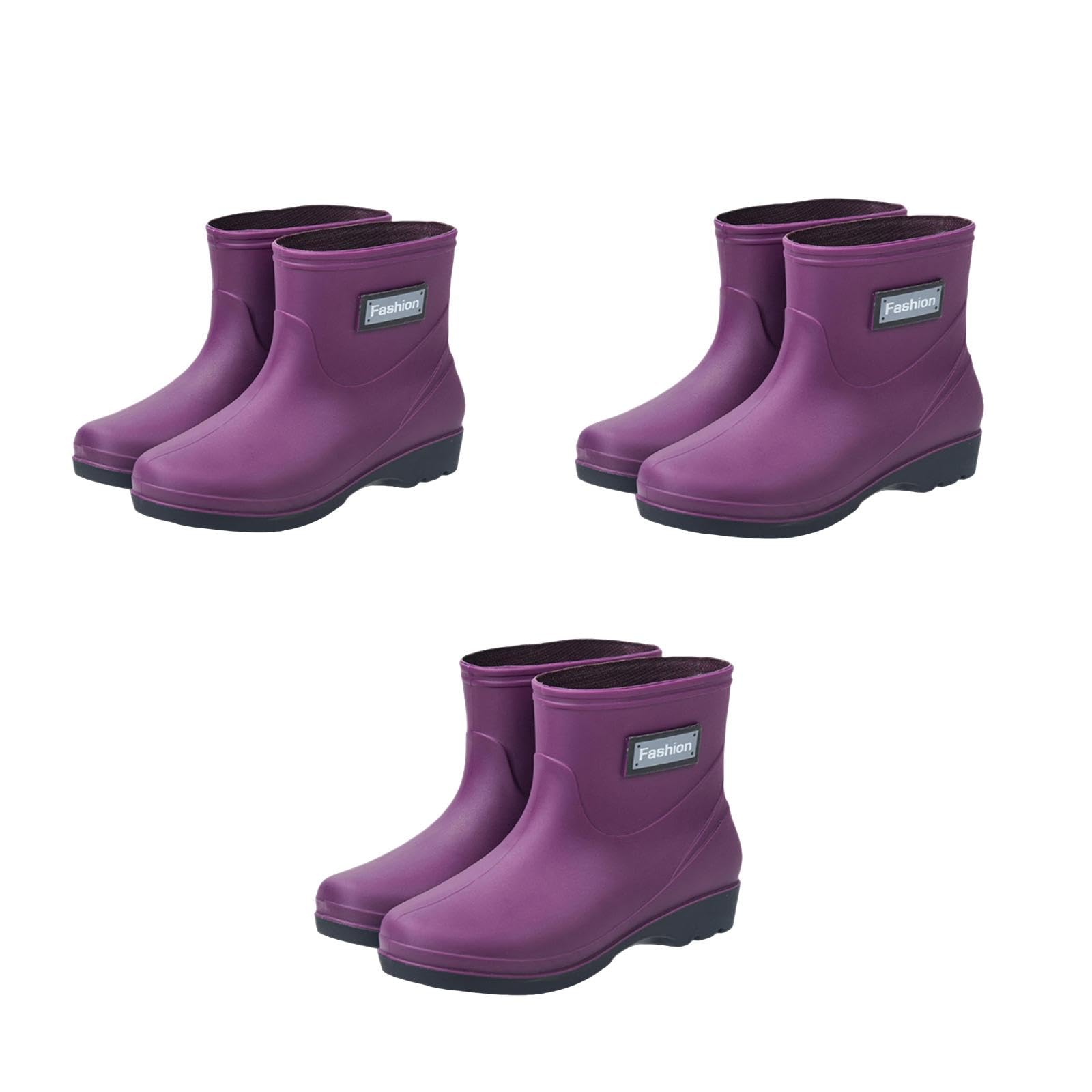 Rain Boots Waterproof Practical Anti Slip Rainboots for Outside Hiking Girls Size 39