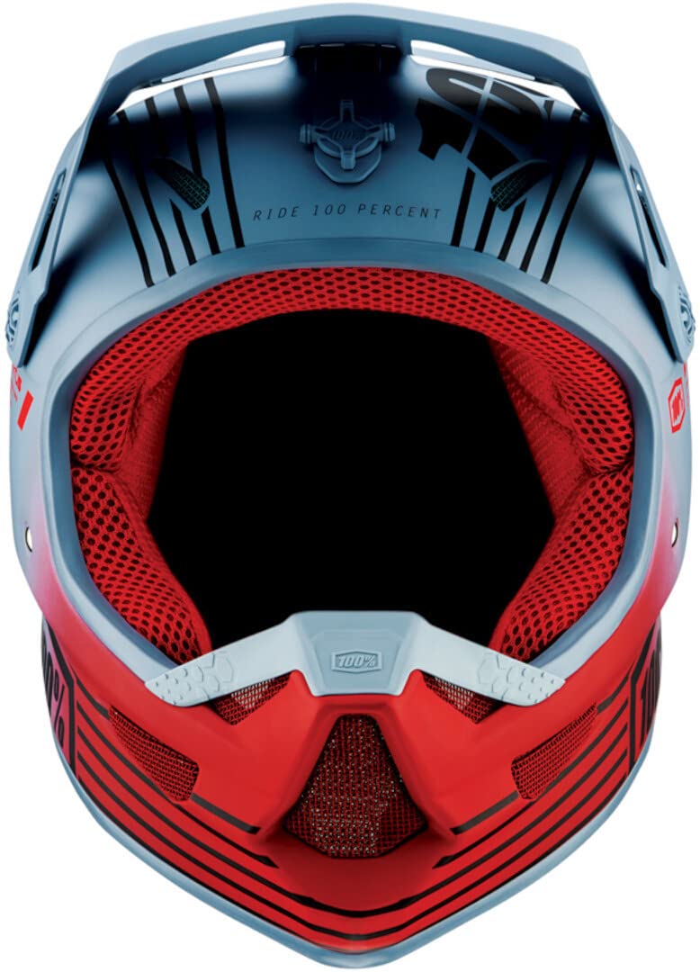 100% CASCOS Status Helmet Caltec/Grey-XL, Casco Unisex-Adulto, Multicolore, Estándar