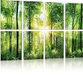 YPY Sound Proofing Panels for Walls: 8 Pack 48"x32" Decorative Art Acoustic Panel Sound Dampening Panels Absorbing Treatment