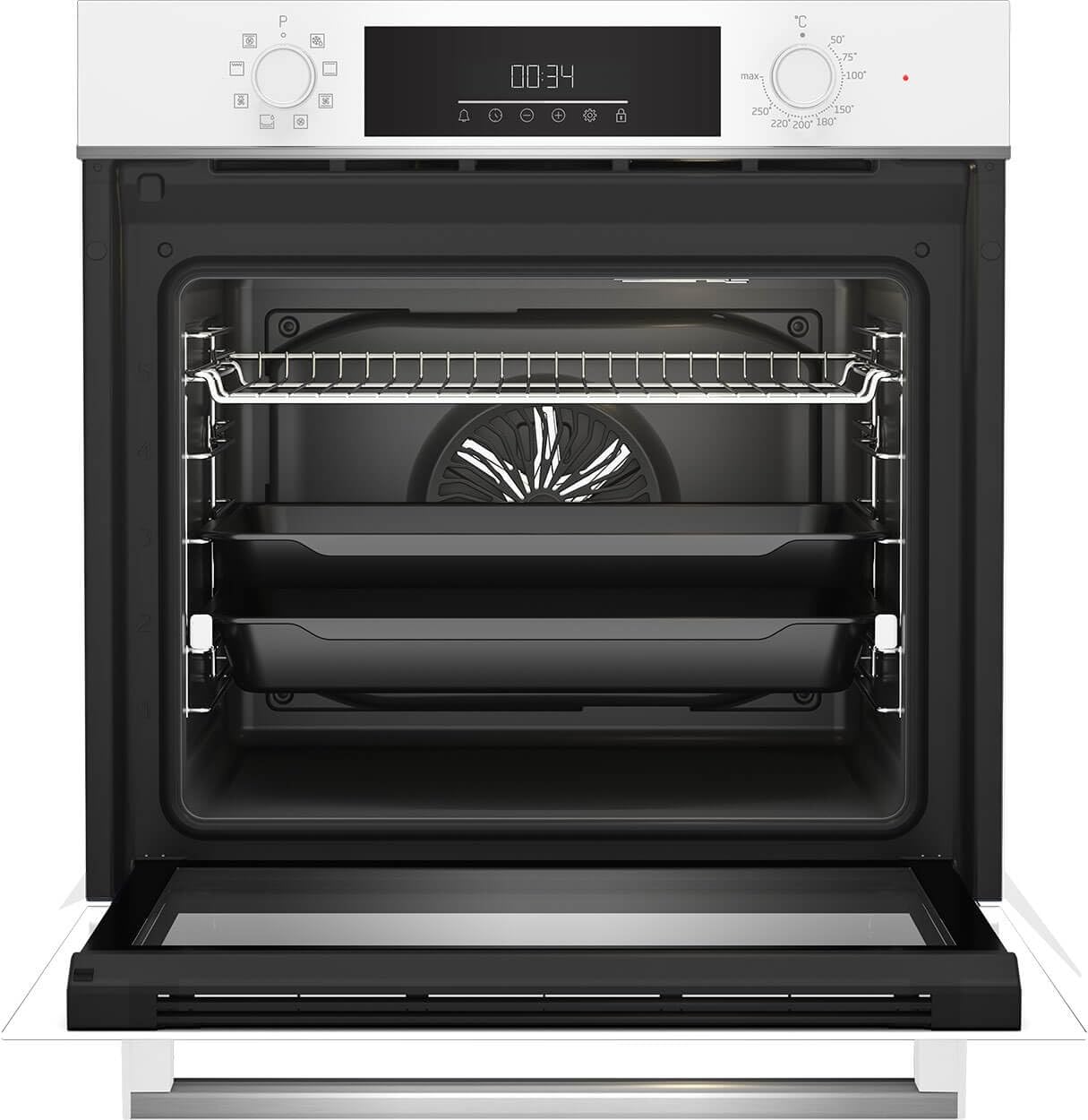 BEKO Forno Elettrico Grill Multifunzionale 72 Litri Classe A Bianco - BBIM14300WMS