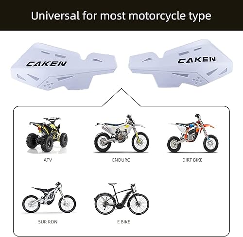 Vista 21 de PRO CAKEN Manillar universal de 7/8 pulgadas, 0.866 in y 1 1/8 pulgadas, 1.102 in, soporte CNC para motocross ATV Scooter para CRF KLX KX LTR TRX SX