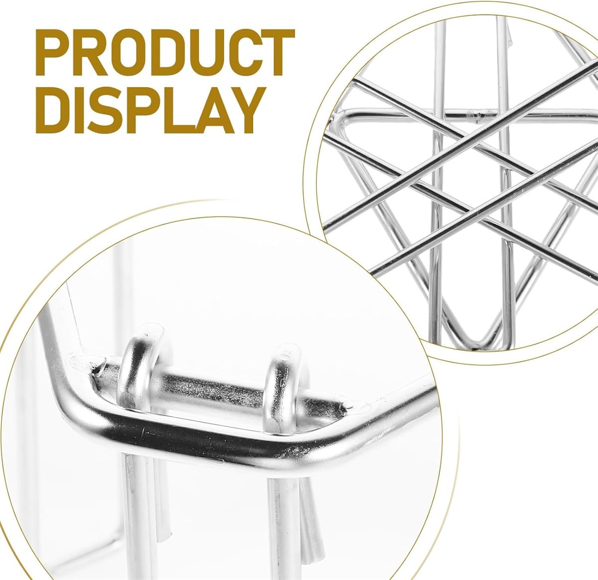 Gril de camping pliable, en acier inoxydable 304, grille de camping portable, grille de feu de camp, support de camping robuste pour cuisson à feu ouvert, trépied portable pour camping