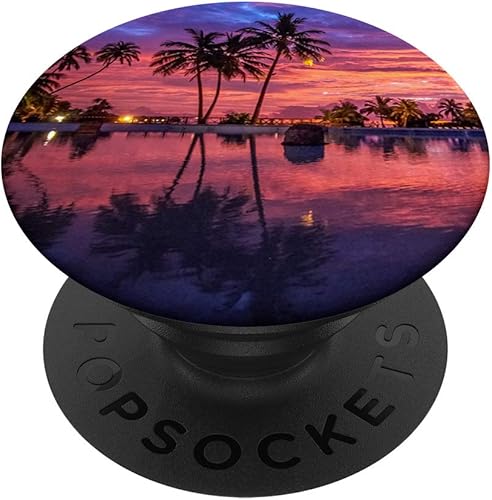 Miniatura 1 de Palm Trees - Parasol de playa con diseño de gotas de sol y gotas para teléfonos y tabletas