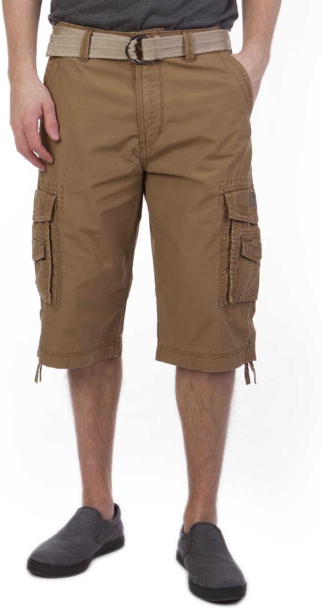 UNIONBAYMen's Cordova Belted Messenger Cargo Short - Reg and Big and Tall Sizes