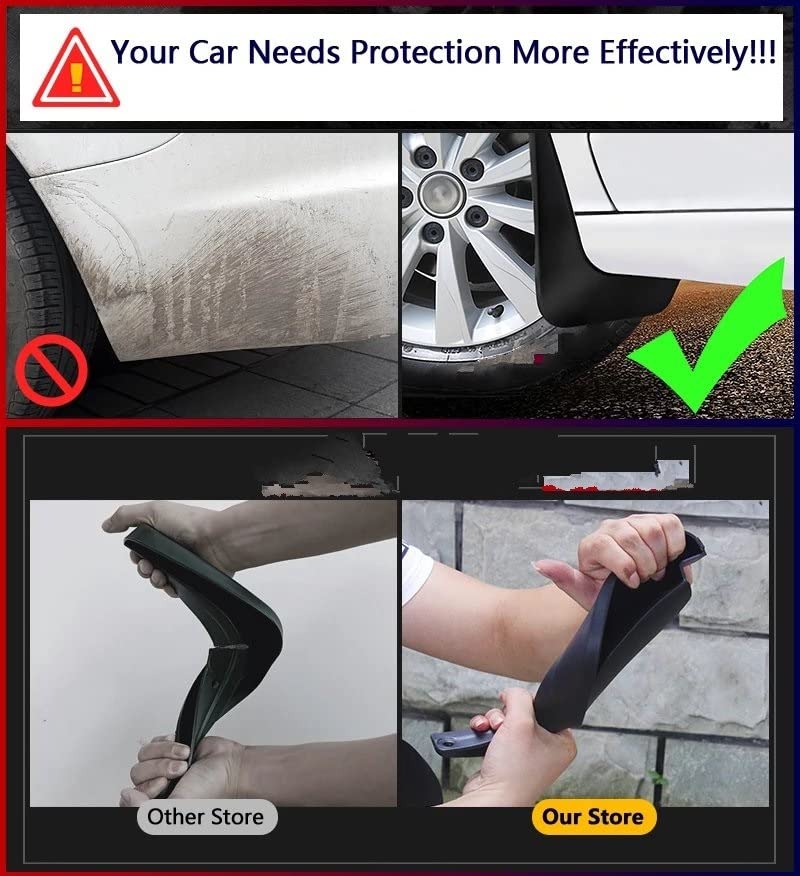 Bavettes Mercedes GL X164 protection contre la boue en voyage et hiver