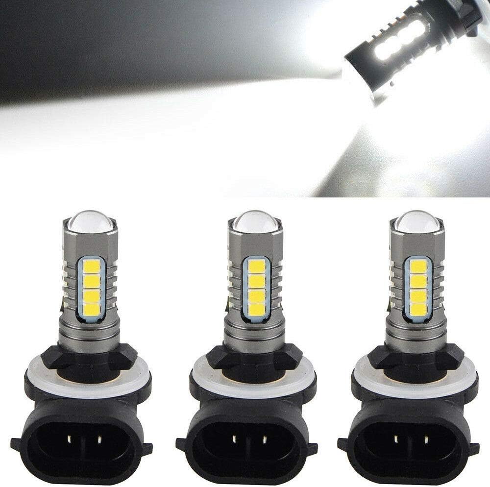 Jinyi 3 Pack 4800LM 270W LED Super White 6000K Headlight LED Light Bulbs For Polaris Sportsman 500 550 570 600 700 800 850 XP