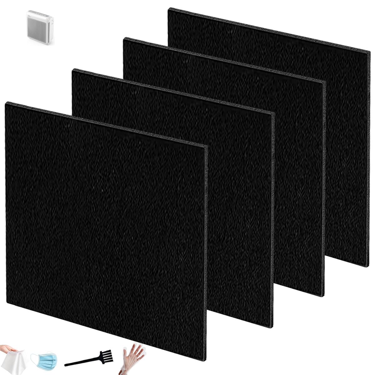 Ap-1512hh replacement filter Compatible with coway airmega filter replacement, AP-1512HH-FP, AP-1518R, AP-1519P, 200M Air Purifier, 14.84” x 12.71” x