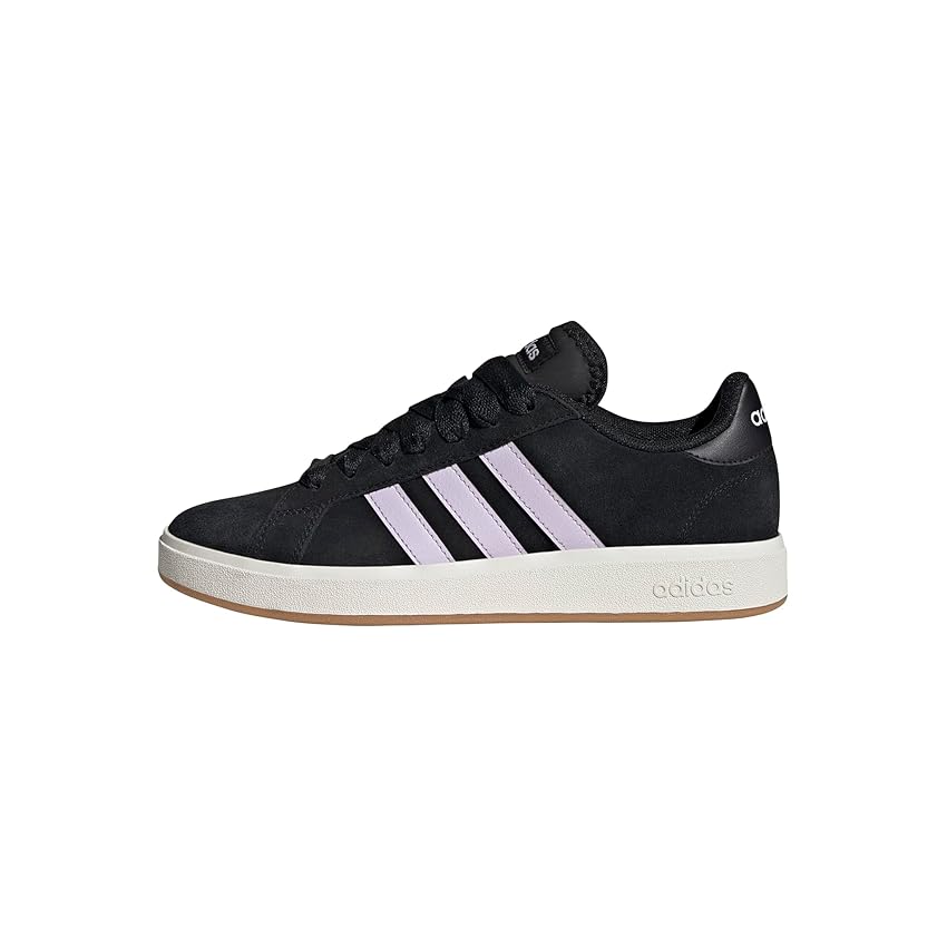 adidas Grand Court Base 00s Shoes, Scarpe Donna, Core Black/Ice Lavender/off White, 36 2/3 EU