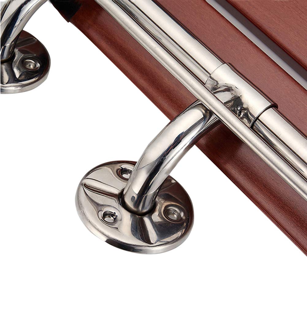 Buy Gxni Folding Bath Shower Seat Chair WallMount FoldUp Seat Chair Teak Wood Shower Seat