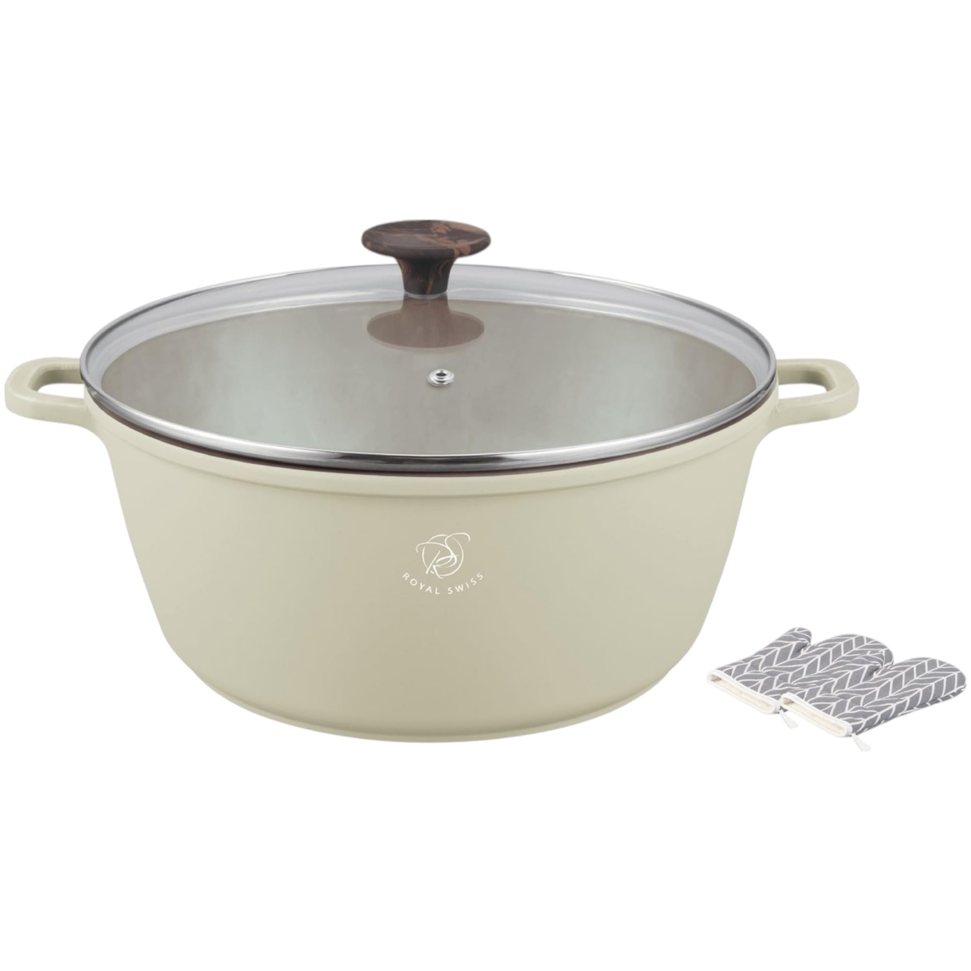 Royal Swiss Faitout Ø 20 cm, couscoussier 2 litres, induction et four, beige