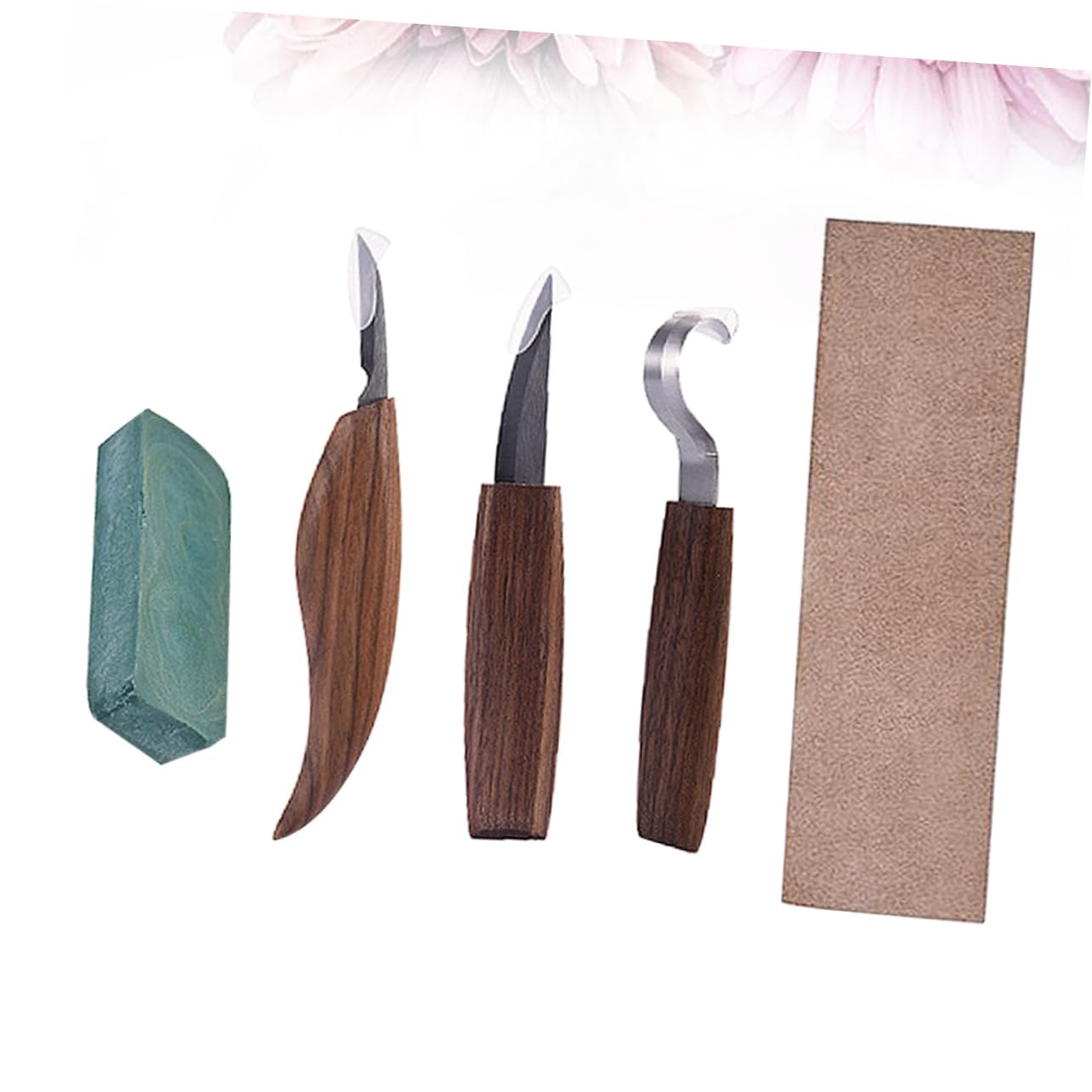 Operitacx Kit De Tallado De Madera De 5 Piezas Herramientas De Grabado Para Principiantes y Artísticos