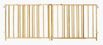 Toddleroo by North States - Extra-Wide Swing Wooden Baby Gate Extra Wide Baby Gate for Large Openings - Adjustable 60 to 103 Inches Wide - 27 Inches Tall