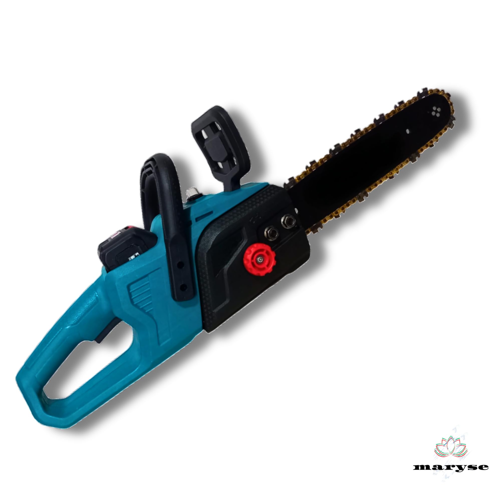 Motosega a Batteria Brushless 48V 6.0Ah - Barra 300mm, Velocità Catena 8m/s, Elettromotosega Leggera (3KG) con Kit Montaggio e Serbatoio Olio 120ml