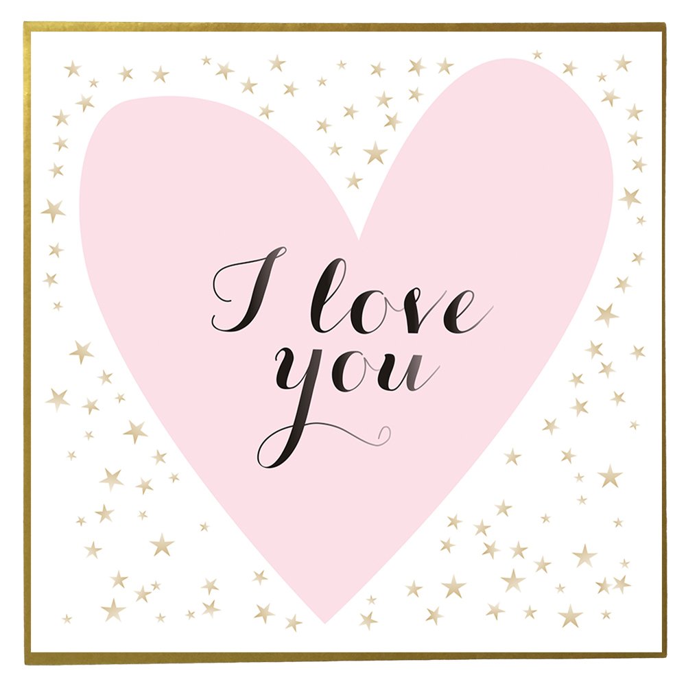 Claire Giles Quill "Love You" Valentine's Day Card