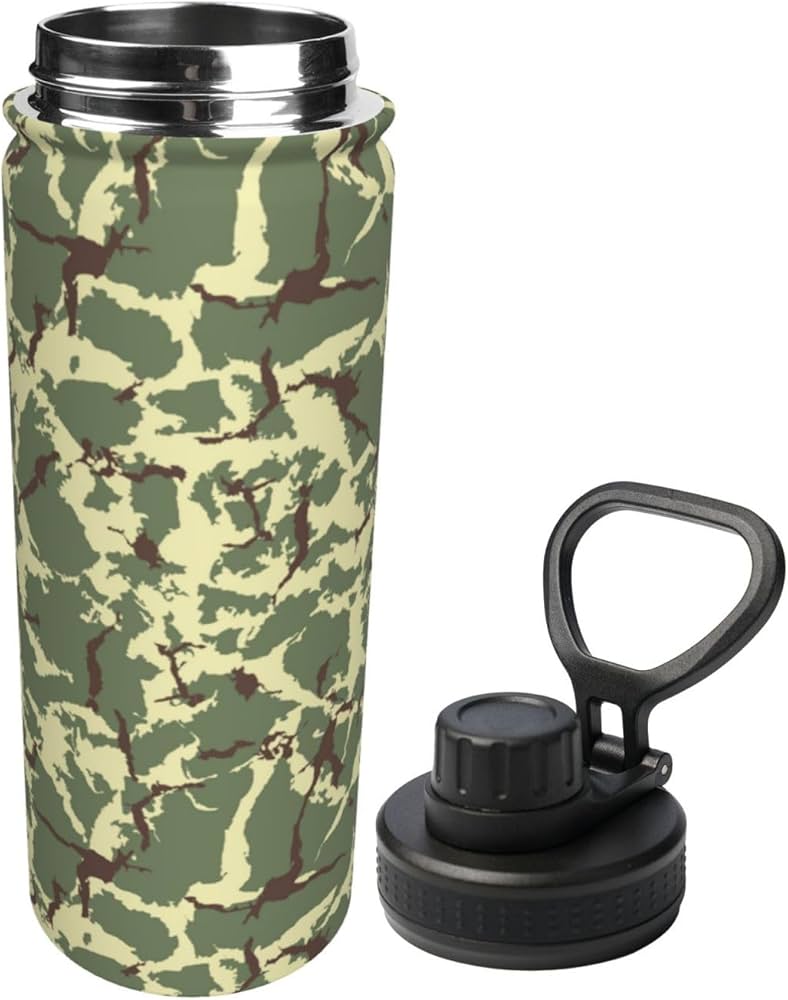 迷彩 水筒 ミリタリー Amazon.co.jp: FVE ミリタリー水筒 迷彩ボトル キャンティーンカップ