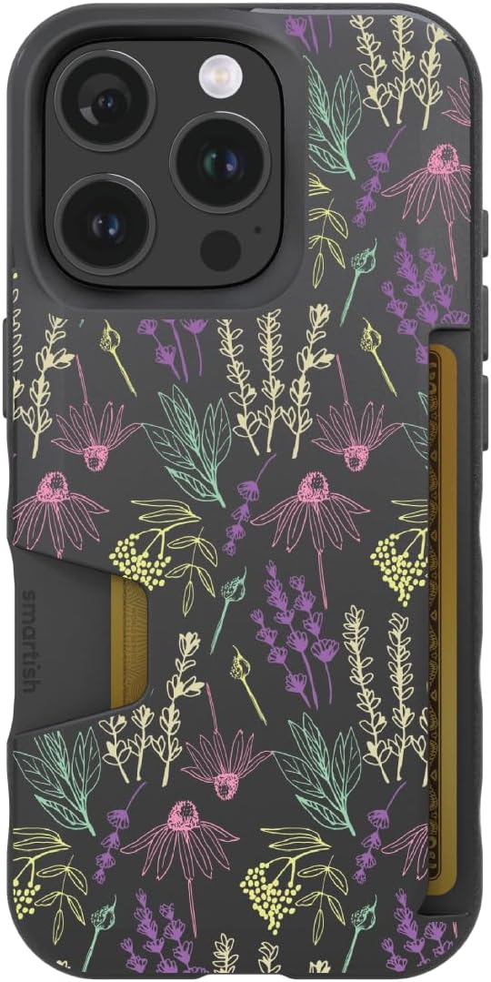 Smartish - Shrub Life - iPhone 16 Pro Wallet Case - Wallet Slayer Vol 1 [Slim + Protective] Credit Card Holder - Fits iPhone 16 Pro