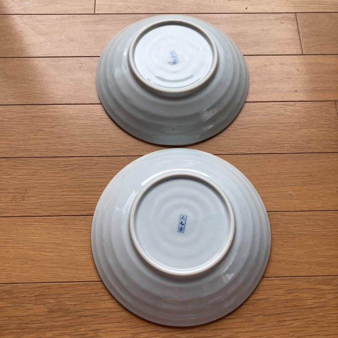 藍水　うさぎ柄　中皿　二枚 Amazon.co.jp: たち吉 お皿 うさぎ柄 お月見 直径21センチ薄い