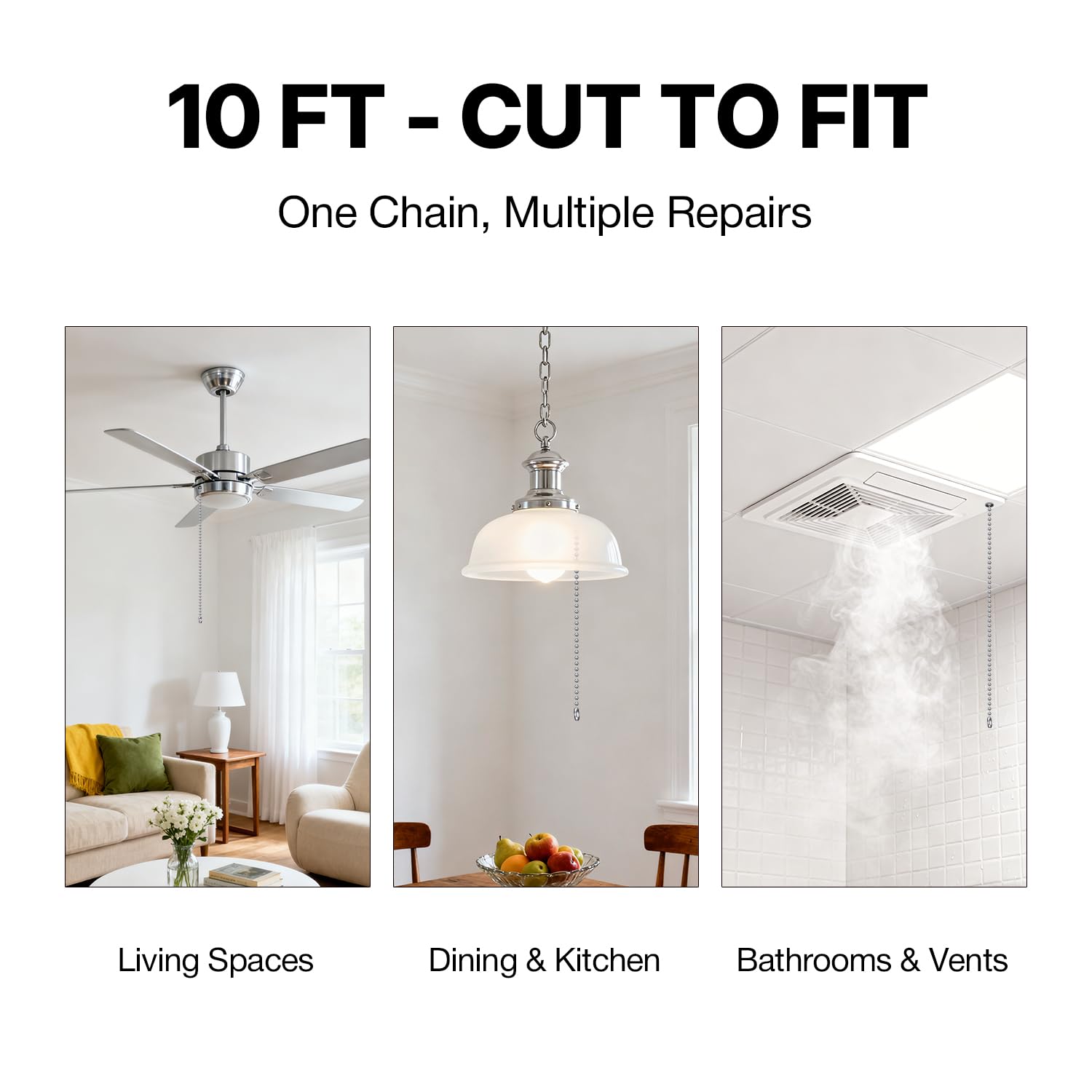 Extend Ceiling Fan Pull Chains - 120" SmoTecQ -2 Extend Ceiling Fan Pull Chains - 120" SmoTecQ -2
