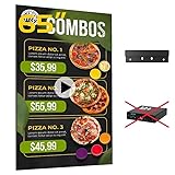Canlarriz Digital Signage Display 65 inch Wall Mount Digital Menu Board for Restaurants and Stores Advertising Screen 700 nits Ultra-High Brightness 4K UHD Free Web Content Editor Android 4GB + 32GB