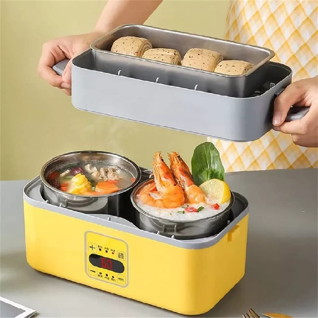 Lunch Box elettrico Conservazione del calore Elettricità Riscaldamento automatico Riso Steamer Portatile