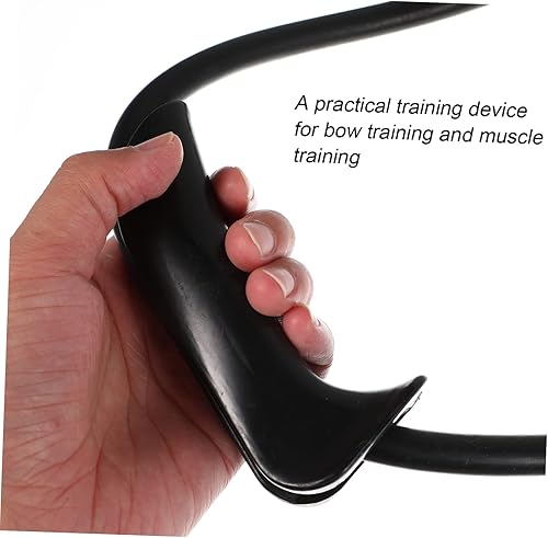 Miniatura 4 de BESPORTBLE Máquinas de entrenamiento de extractor de 2 piezas para entrenamiento de fuerza para tiro de arco Banda de resistencia para ejercicios