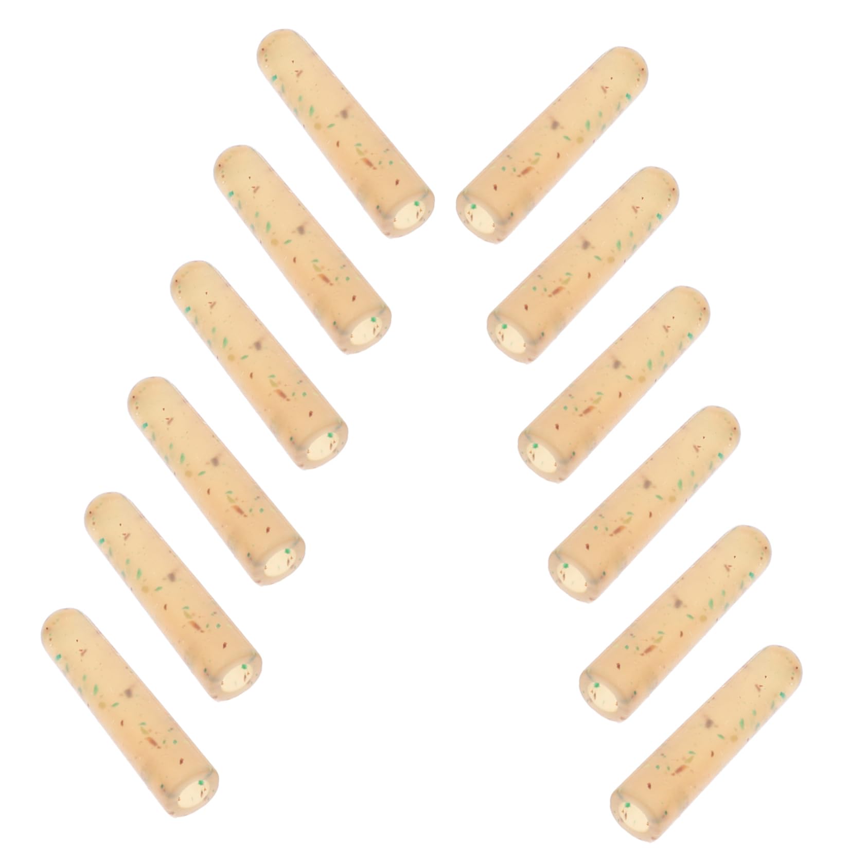 KOMBIUDA 50pcs Carp Fishing Rig Sleeves Fishing Buffer for Absorbing Shock Rig Making Lightweight for