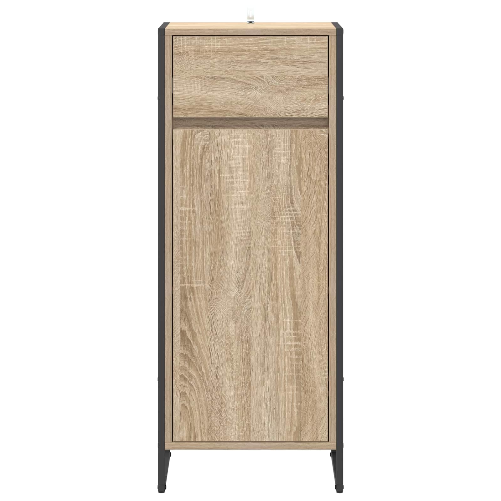 vidaXL Badkamer Kast Sonoma 40 x 30 x 100 cm Bewerkt hout
