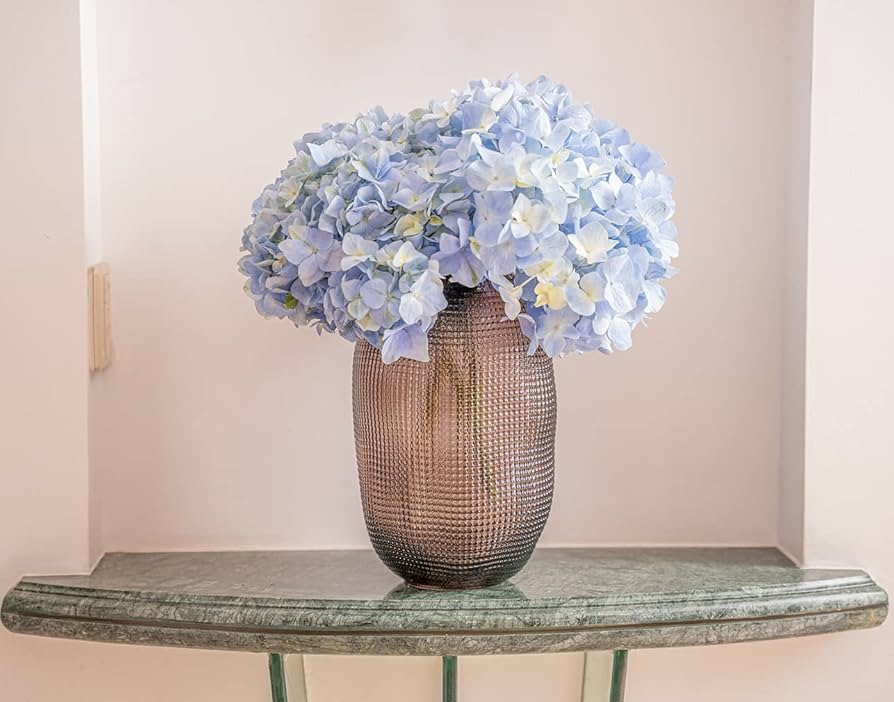 Amazon.co.jp: MOLIMAO ガラス花瓶 グレーニーテクスチャアンバー