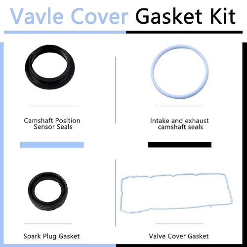 Miniatura 7 de Juego de juntas de tapa de válvula - Compatible con 2011-2020 3.6L V6 Dodge Avenger Challenger Durango Grand Caravan Journey Ram ProMaster 1500 2500