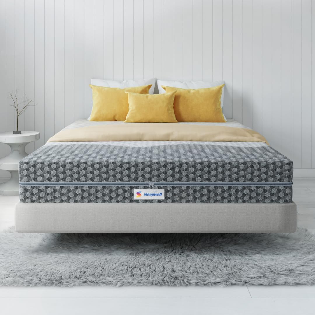 SleepwellOrtho Pro Spring | 10 Night Trial | Impressions Memory Foam Mattress With Airvent Technology And 3-Zone Pocket Spring | Single Bed Size (200L x 90W x 30H cm)