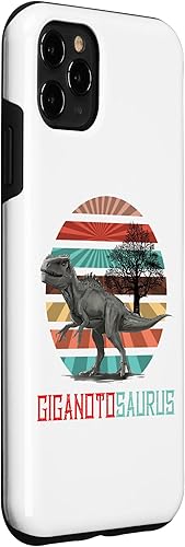 Miniatura 3 de Funda para iPhone 11 Pro Max Giganotosaurus Retro T rex dinosaurio prehistórico para el Día del Padre