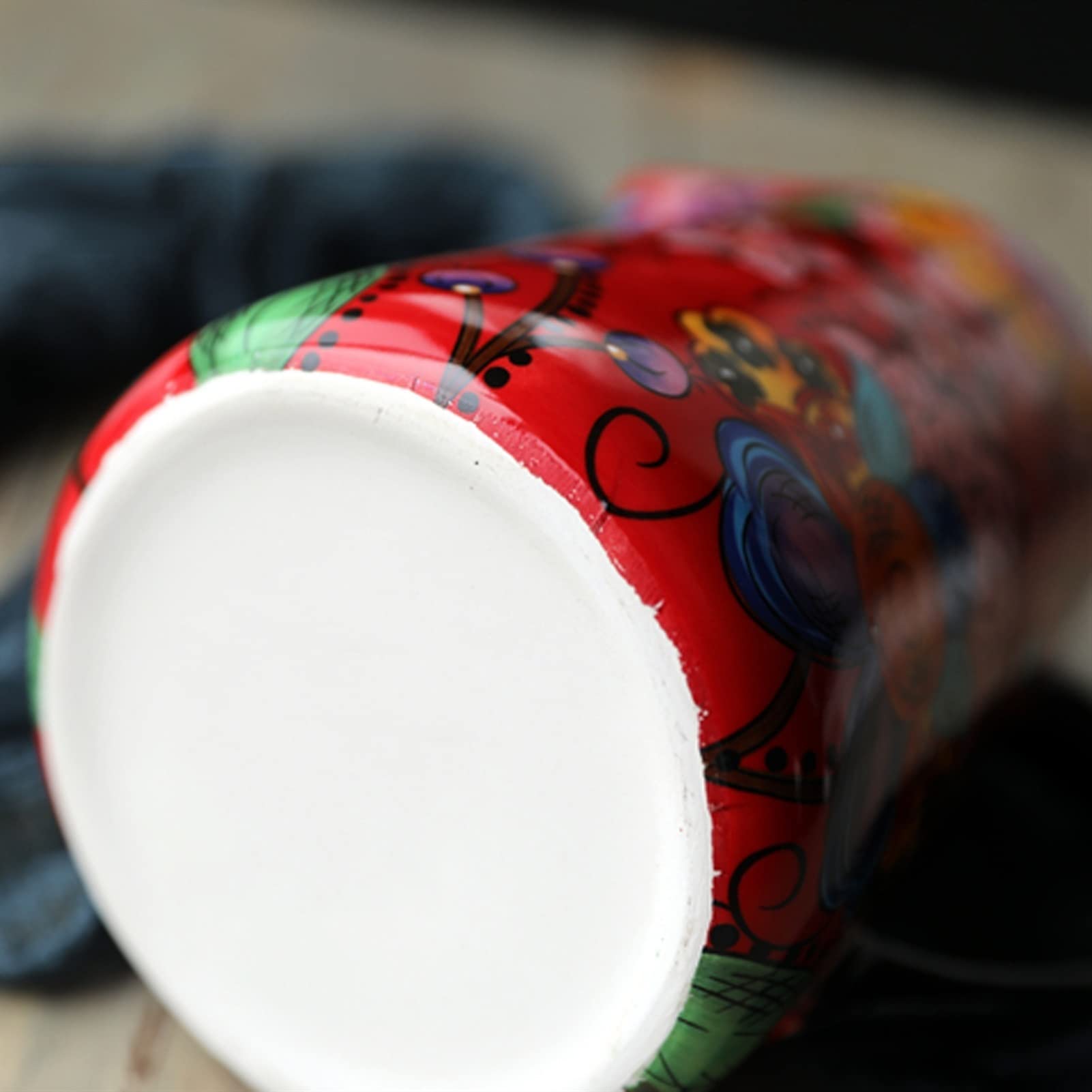Jarra Agua Fria Jarras de cerámica Coloridas con Asas y cochecitos Tetera Creativa de Jarra Multifuncional para Jugo, té fragante, Bebidas Calientes y frías Jarra Agua Detox Frutas