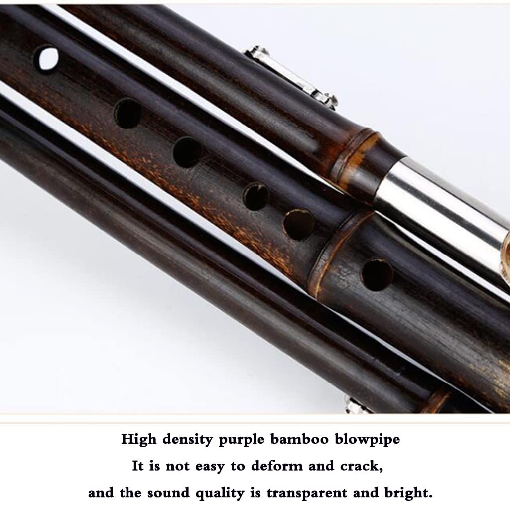 Flautas de Cucurbit Instrumento De Flauta De Calabaza para Principiantes Y Adultos para Niños, Tubos De Madera, Instrumento Tradicional Chino con Estuche De Nudo Chino Instrumentos de Viento