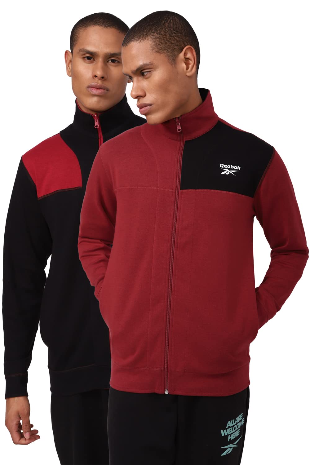 Men's Solid Regular Fit Track Top-image-23