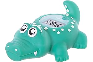 Floating Crocodile Dream Baby Room and Bath Thermometer