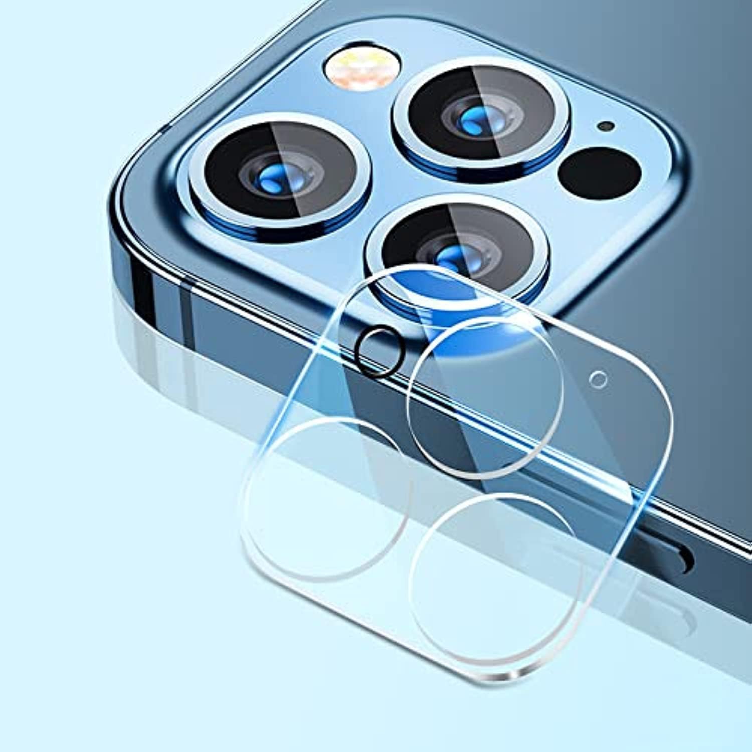 Zege Camera Lens Protector for iPhone 13/13 PRO/13 PRO MAX/13 MINI, Anti-Scratch, Ultra Thin Tempered Glass Camera Lens Screen Protector, Easy Installation, Case Friendly (IPHONE 13 PRO & 13 PRO MAX)