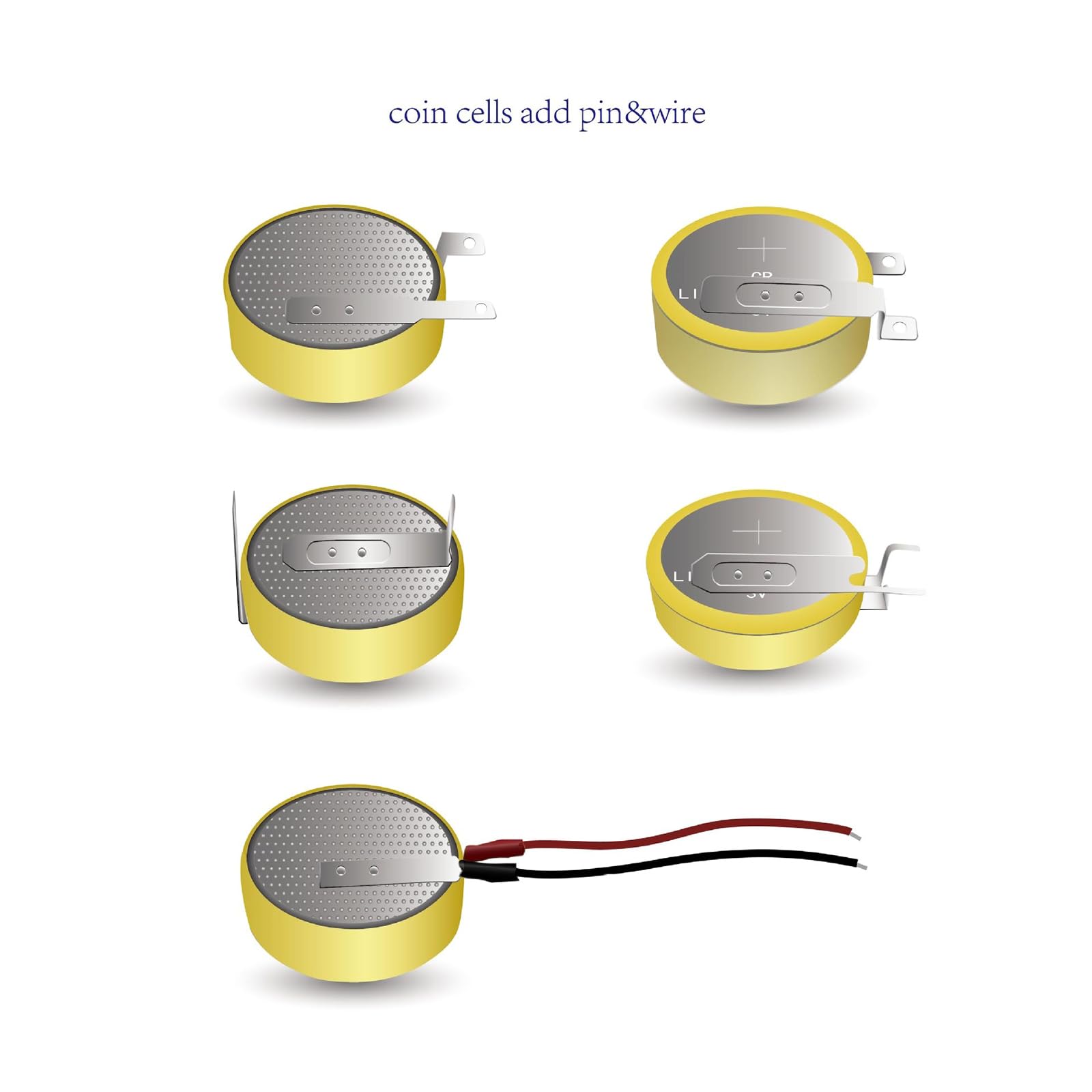 20 40 60 piles bouton CR2477 3 V 950 mAh capacité pièce au lithium pour cartes personnelles horloge électronique